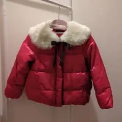 美品　BeBe ファー付きピンク中綿コート