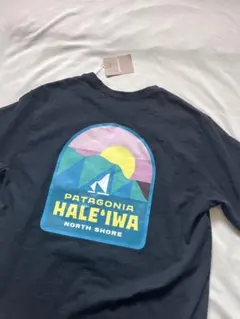 【ハワイ限定★新品】パタゴニアハレイワ店限定Tシャツ ブラックメンズM タグ付きのサムネイル
