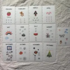 A7 12month saving challenge クレヨン