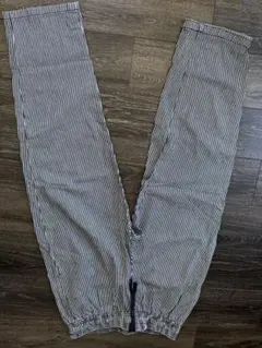ストライプ柄 イージーパンツ ワイドパンツ