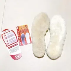 Cushwork 防寒インソール 天然ウール100% 中敷き 温かい ふわふわ