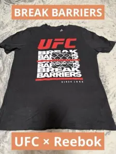 希少　UFC × Reebok コラボ Tシャツ Break Barriersのサムネイル