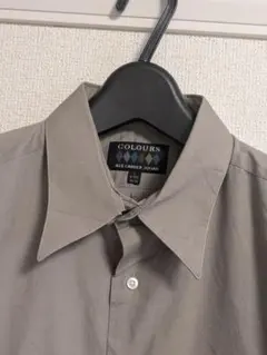 AD63 COLOURSアレキサンダージュリアン 長袖シャツLサイズ グレージュ