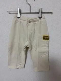 ZARA アイボリー スウェットボトムス ポケット付き