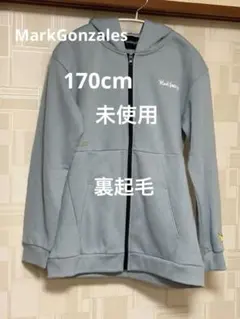 Mark Gonzales ライトブルー フルジップパーカー　170cm