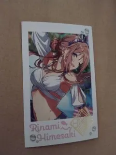 姫崎 莉波 SR パラレル サイン ユニアリ学園アイドルマスターvol.2