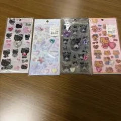 【正規品】キラキララインストーンシール 日焼けキティ　クロミ　シナモロール