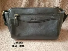 Dakota 黒 レザー ショルダーバッグ　美品