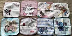 Disney　ハンカチ8点セット　バラ売り可