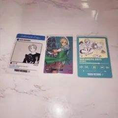 SAKAMOTODAYS 朝倉シンタワレコ ウエハース コラボ カフェ カード