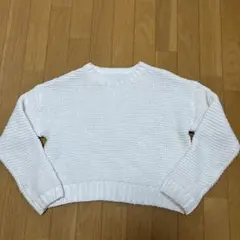 ZARA ホワイトニットセーター 11-12歳　154センチ