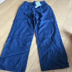 トップバリュー　裏付きワイドパンツ　150cm