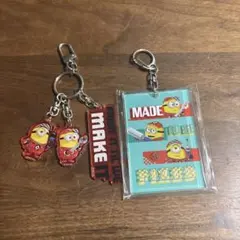 ミニオン　キーホルダー　チャーム　2点セット　USJ ユニバーサルスタジオ　新品