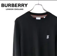 BURBERRY バーバリーロンドンイングランド　S ニット　ブラック　ウール