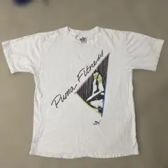 80sアメリカ製PUMAプーマFitnessヴィンテージTシャツUSA製ビンT