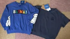 ★新品　Disneyベイマックス長袖トレーナー&半袖トレーナーセット120