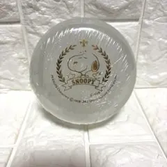 新品　希少レア　レトロ　非売品　スヌーピー　磨りガラス小物入れ