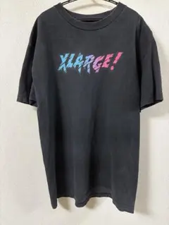 XLARGE Tシャツ ブラック ロゴプリント