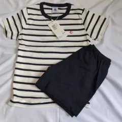 PETIT BATEAU 半袖　パジャマ 6ans 116cmのサムネイル