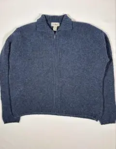 L.L.Bean ブルージップアップセーター L 80s~90s