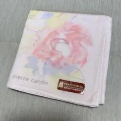 【新品】pierre cardin ピエールカルダン ハンカチ 花柄 ピンク