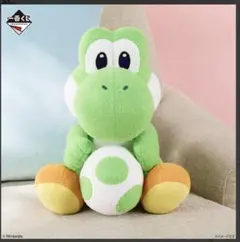 スーパーマリオ　一番くじ　ラストワン賞　ヨッシーのぬいぐるみwithタマゴ