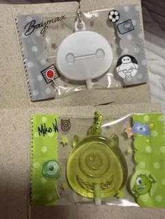 ベイマックス マイク ロリポップ アクリルキーホルダー 2種セット