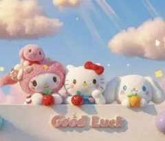 ⋆⑅.専用:ロゴ リボン型ネイルパーツ 6個セット