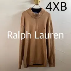 Ralph Lauren ラルフローレン　ハーフジップ　コットンニット　4XB