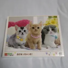 送込！めざせ！パズルの達人ジグソーパズル 目があっちゃった！38×53cmのサムネイル