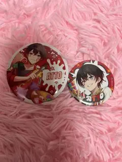 あっと 缶バッジ 2個セット