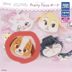 ディズニーキャラクター プリティーフェイスポーチ　　レディ