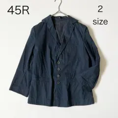 3324【美品】45R テーラードジャケット デニム　ウェストマーク インディゴ