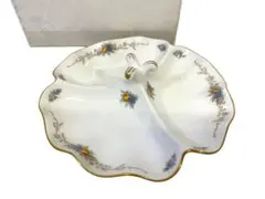 Noritake ノリタケ 仕切り プレート フルーツ 花 皿