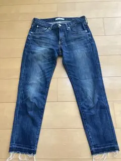 RED CARD スキニーデニム 22 ダークブルー(8分丈)