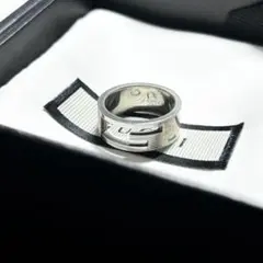 GUCCI グッチ　ブランデッド　リング　指輪　14号　シルバー　925