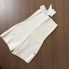 【新品タグ付き】ふわふわニットホットパンツ ホワイト 日本製のサムネイル