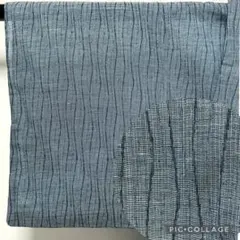 名古屋帯】夏帯 絽綴れ 水色 薄花色 無地 お太鼓両面使える 正絹 薄物
