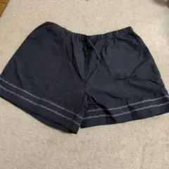 phenixのショートパンツ、Lサイズ ブラック、ストライプ刺繍付のサムネイル