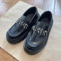 ZARA キッズ　ストーン付きローファー　サイズ29