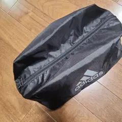 adidas 黒 ナイロンシューズケース