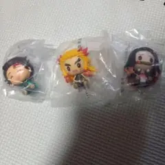 鬼滅の刃　一番くじF賞　ちょこのっこフィギュア　煉獄さん、炭治郎、禰豆子(３種)
