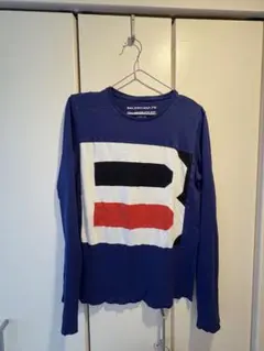 BALENCIAGA ネイビー 長袖カットソー XS