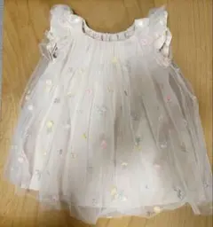 Combi mini 花柄刺繍入りチュールワンピースのサムネイル