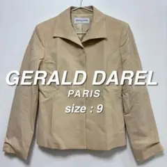 GERARD DAREL テーラードジャケット 9 ベージュ ウール 隠しボタン
