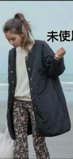 ✰タグ付未使用✰HOLIDAY/ロキシーノーカラーリバーシブルボアブルゾン