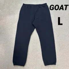 GOAT　(ゴート)　スウェットパンツ　(L)　裏起毛　15.5oz　ブラック