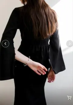 カトリントーキョーベルスリーブワンピース 美品 KATRINTOKYO 上品