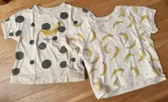 バナナ柄半袖Tシャツ110cmバースデイテータテートのサムネイル