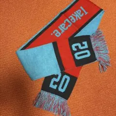 ブルーとレッド マフラー